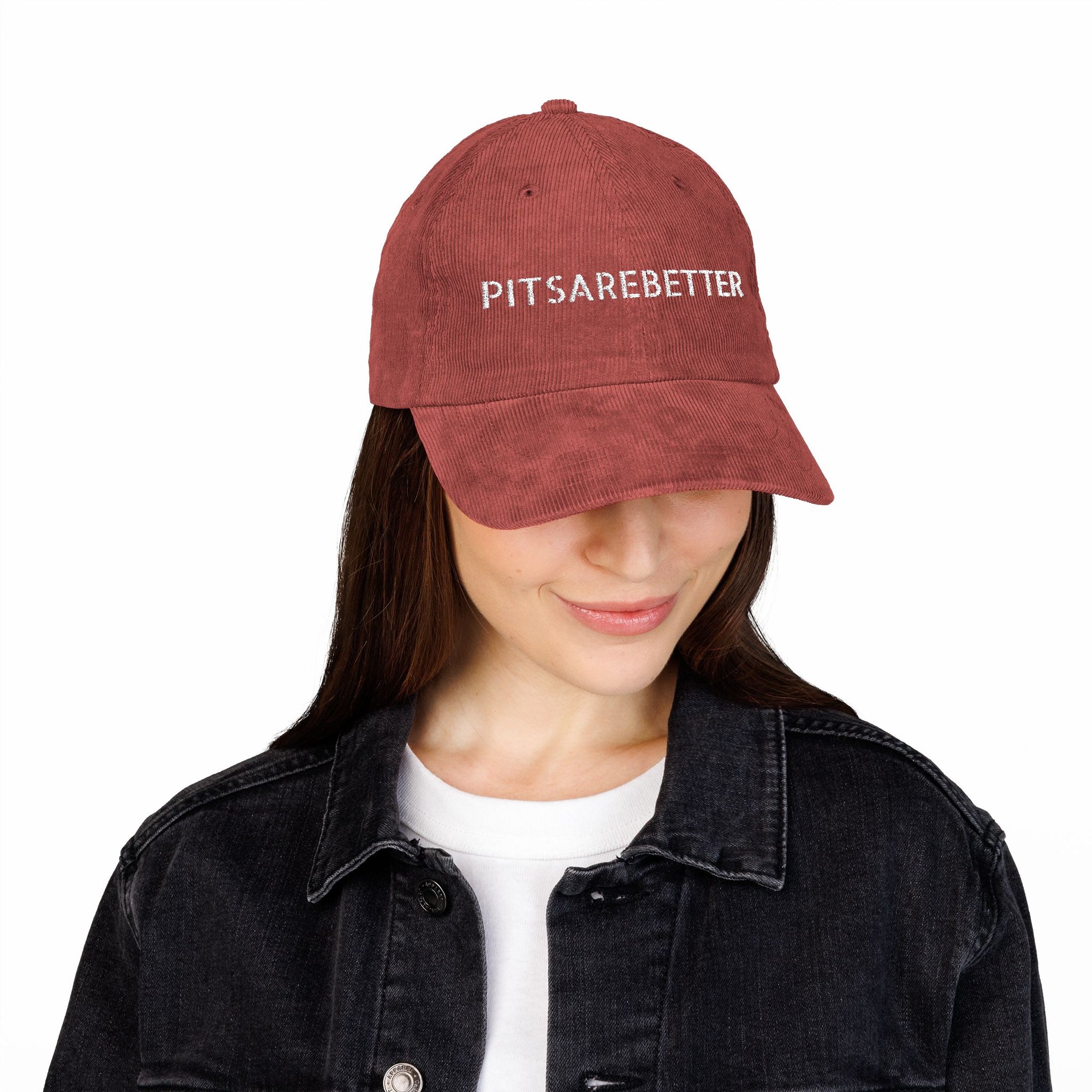 Pitsarebetter™ Vintage Corduroy Cap (Embroidery)