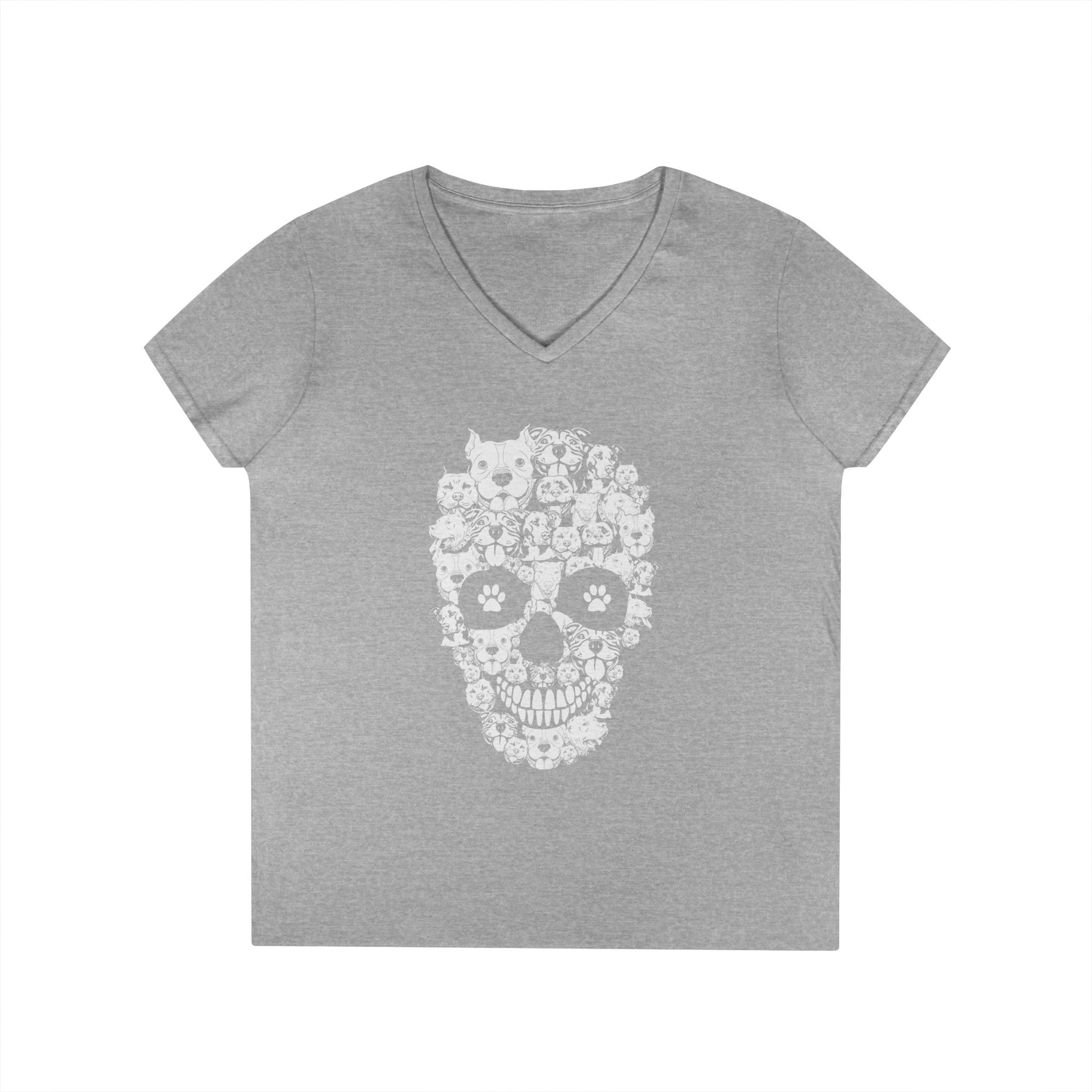 PitBull Skull™ V-Neck Tee