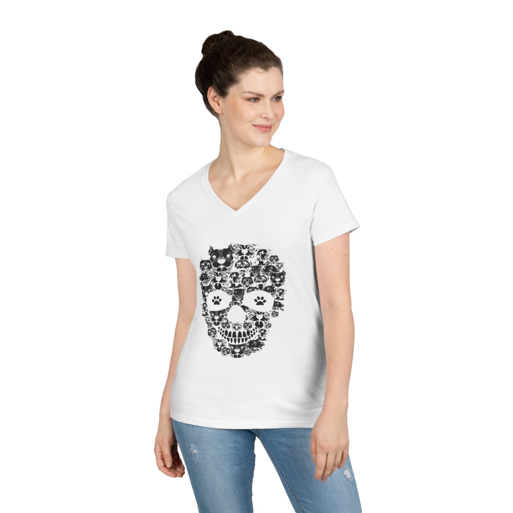 PitBull Skull™ V-Neck Tee
