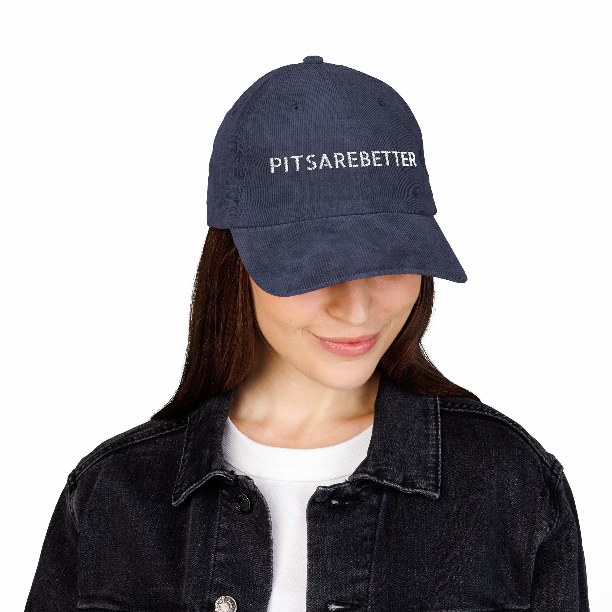Pitsarebetter™ Vintage Corduroy Cap (Embroidery)
