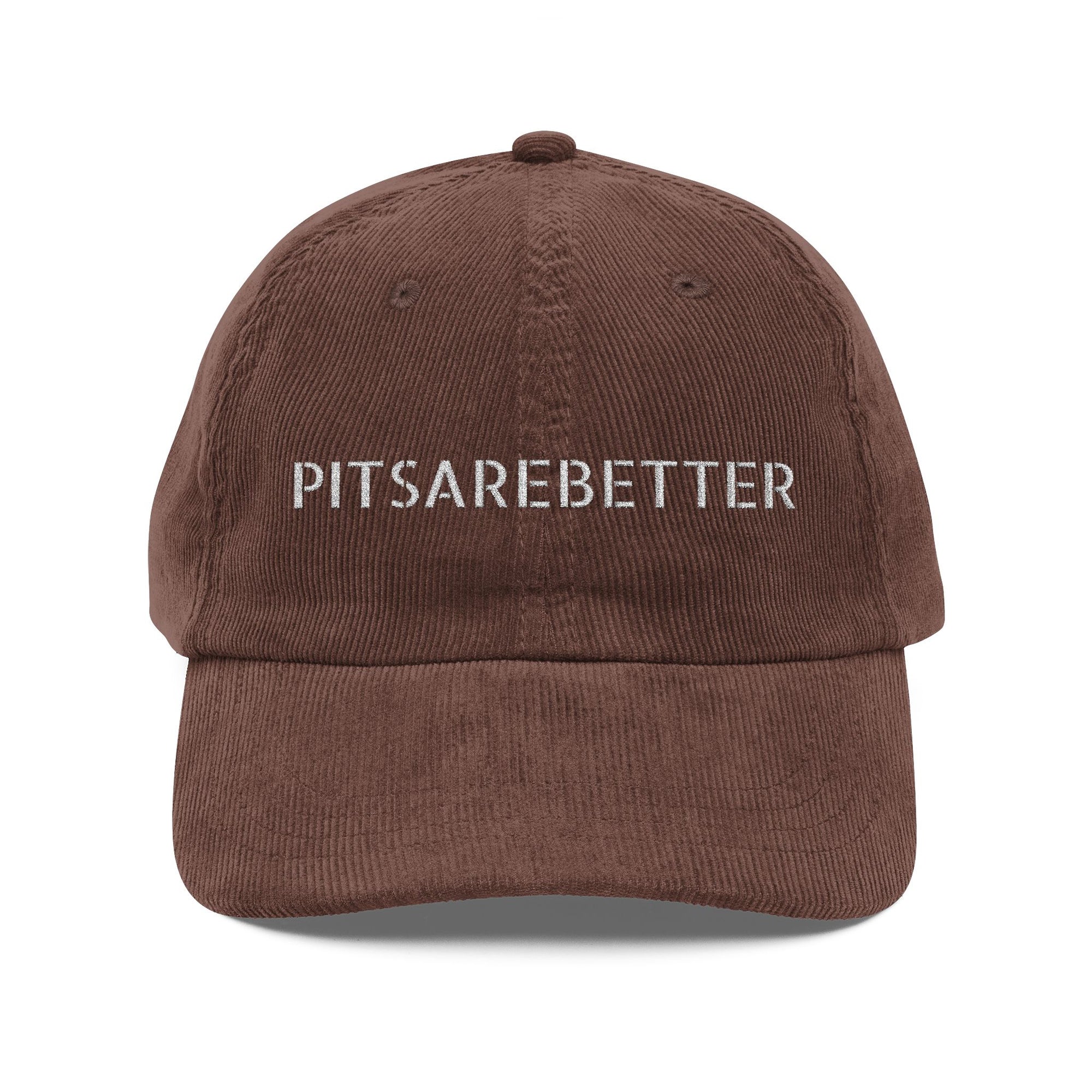 Pitsarebetter™ Vintage Corduroy Cap (Embroidery)