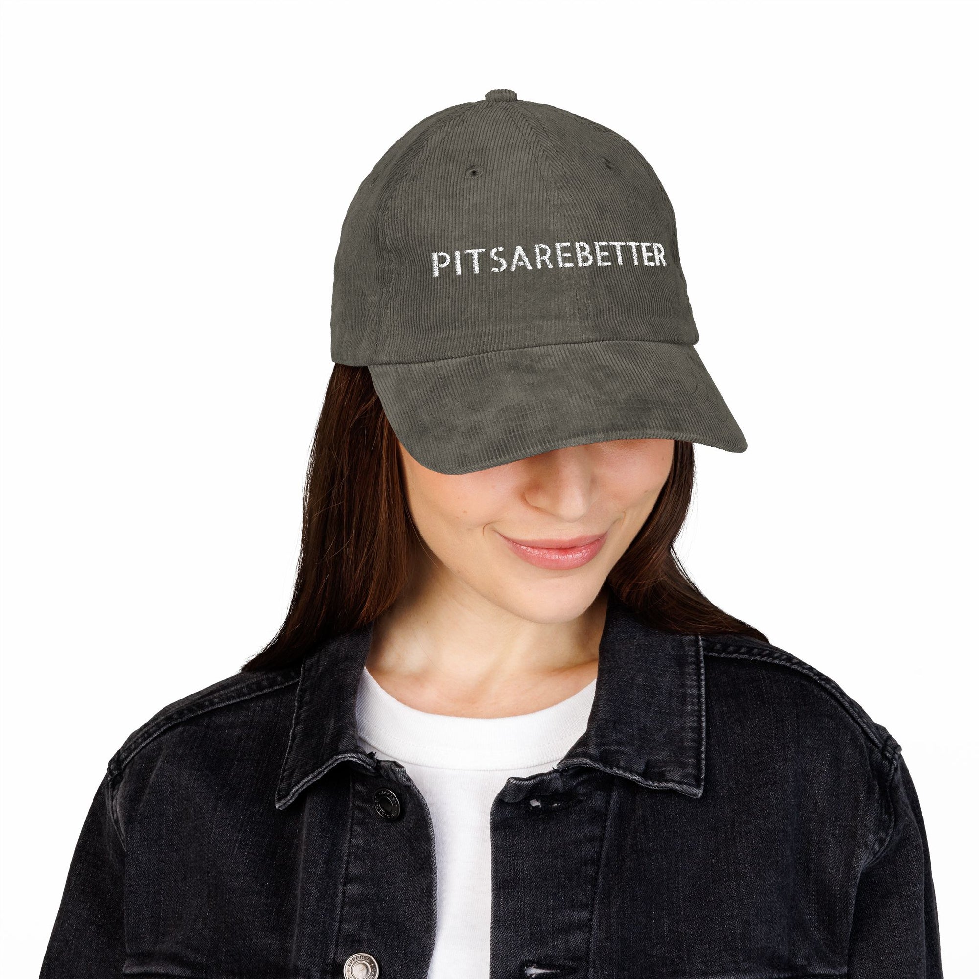 Pitsarebetter™ Vintage Corduroy Cap (Embroidery)
