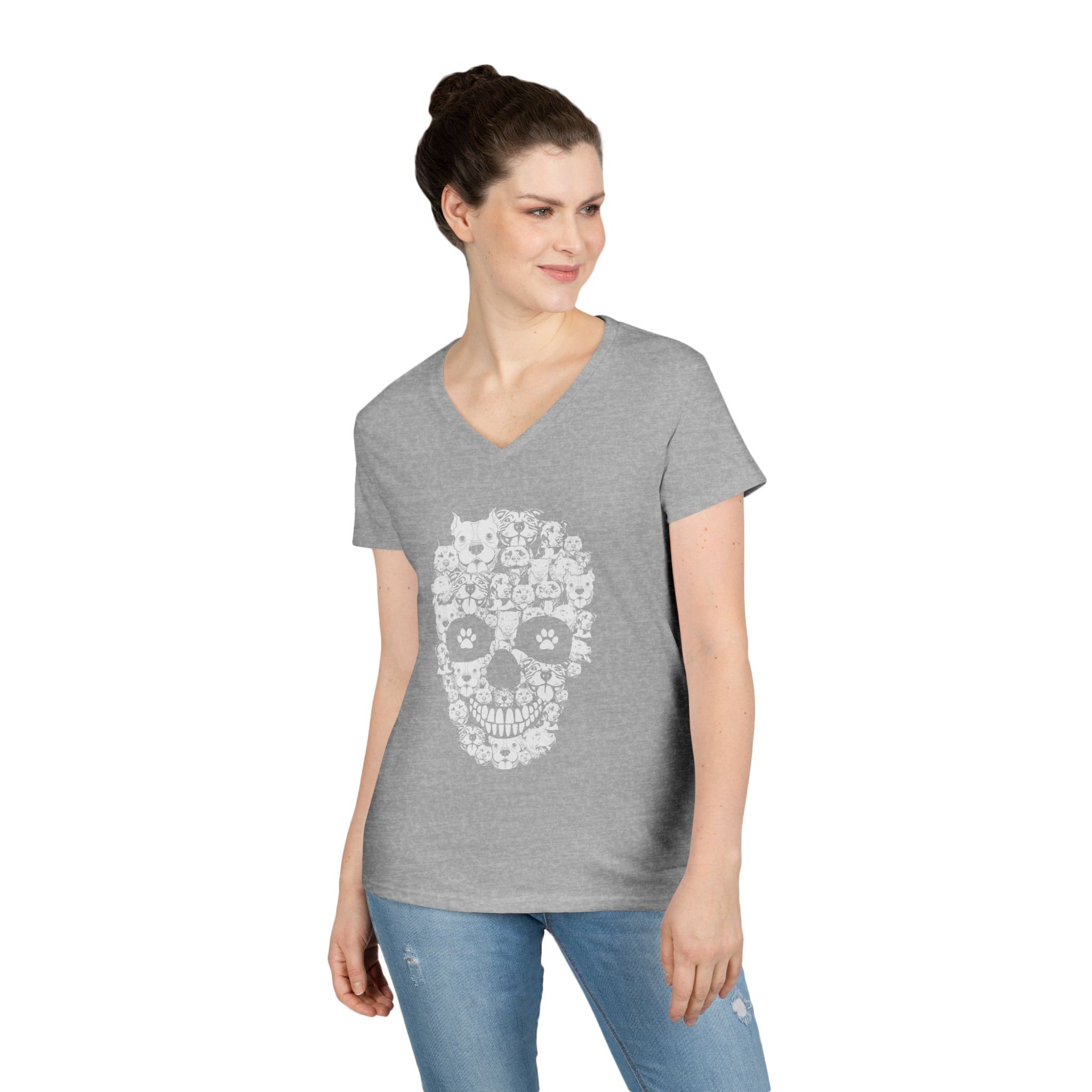 PitBull Skull™ V-Neck Tee