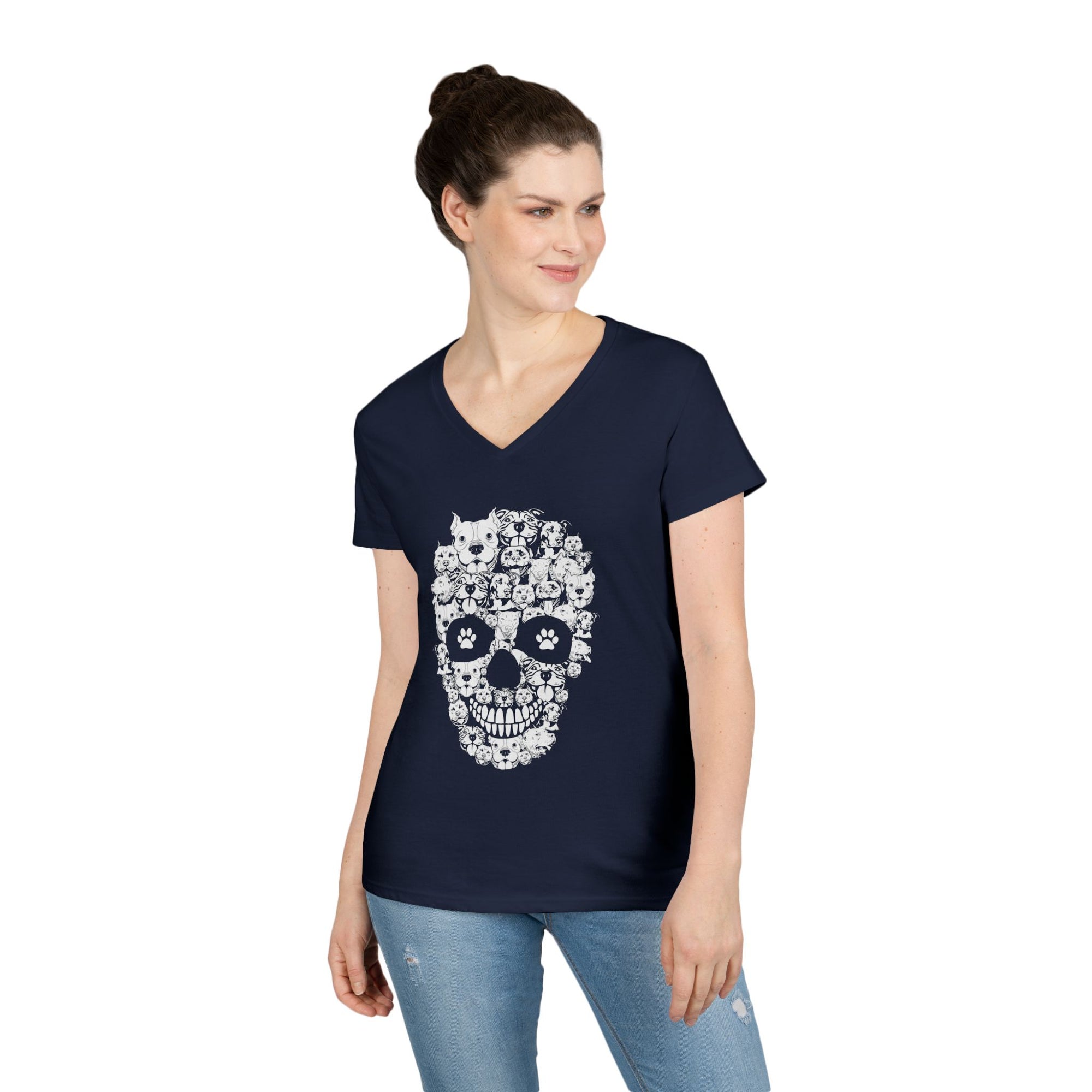 PitBull Skull™ V-Neck Tee