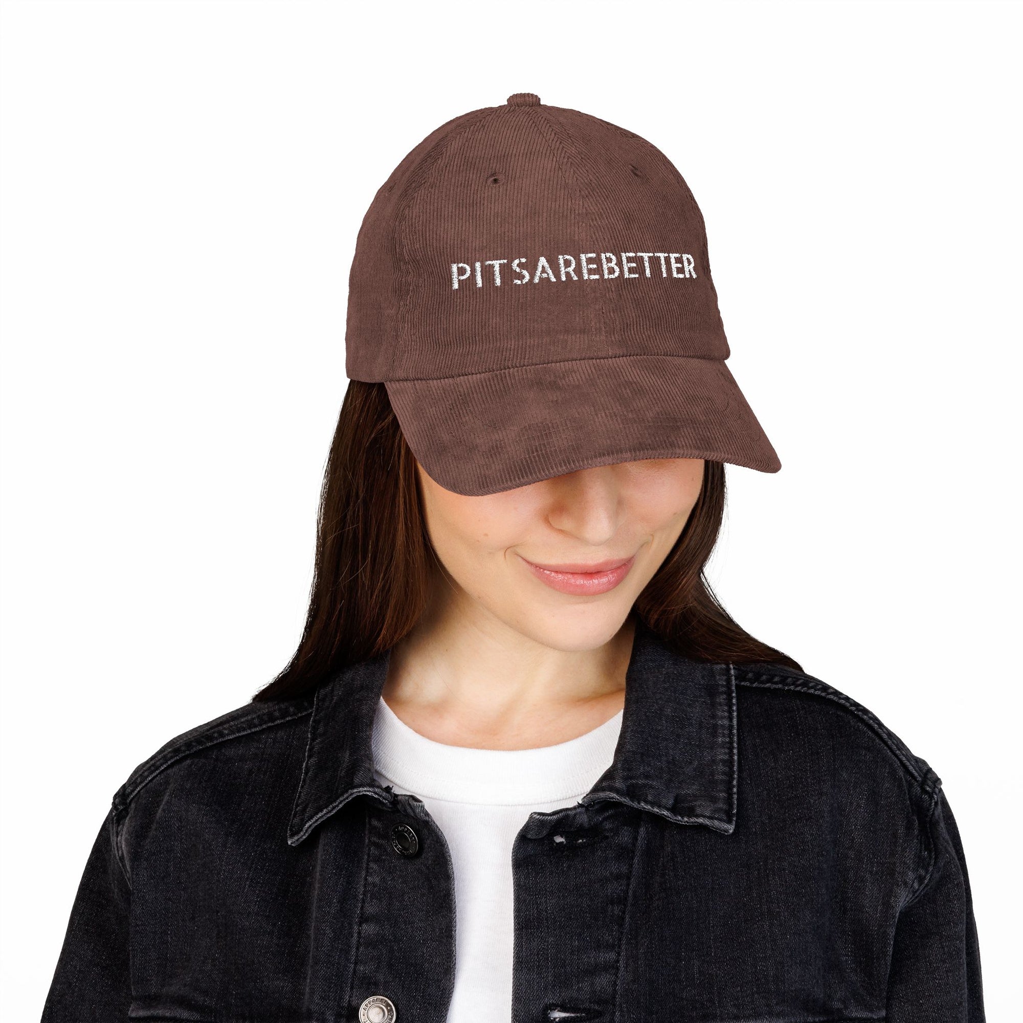 Pitsarebetter™ Vintage Corduroy Cap (Embroidery)
