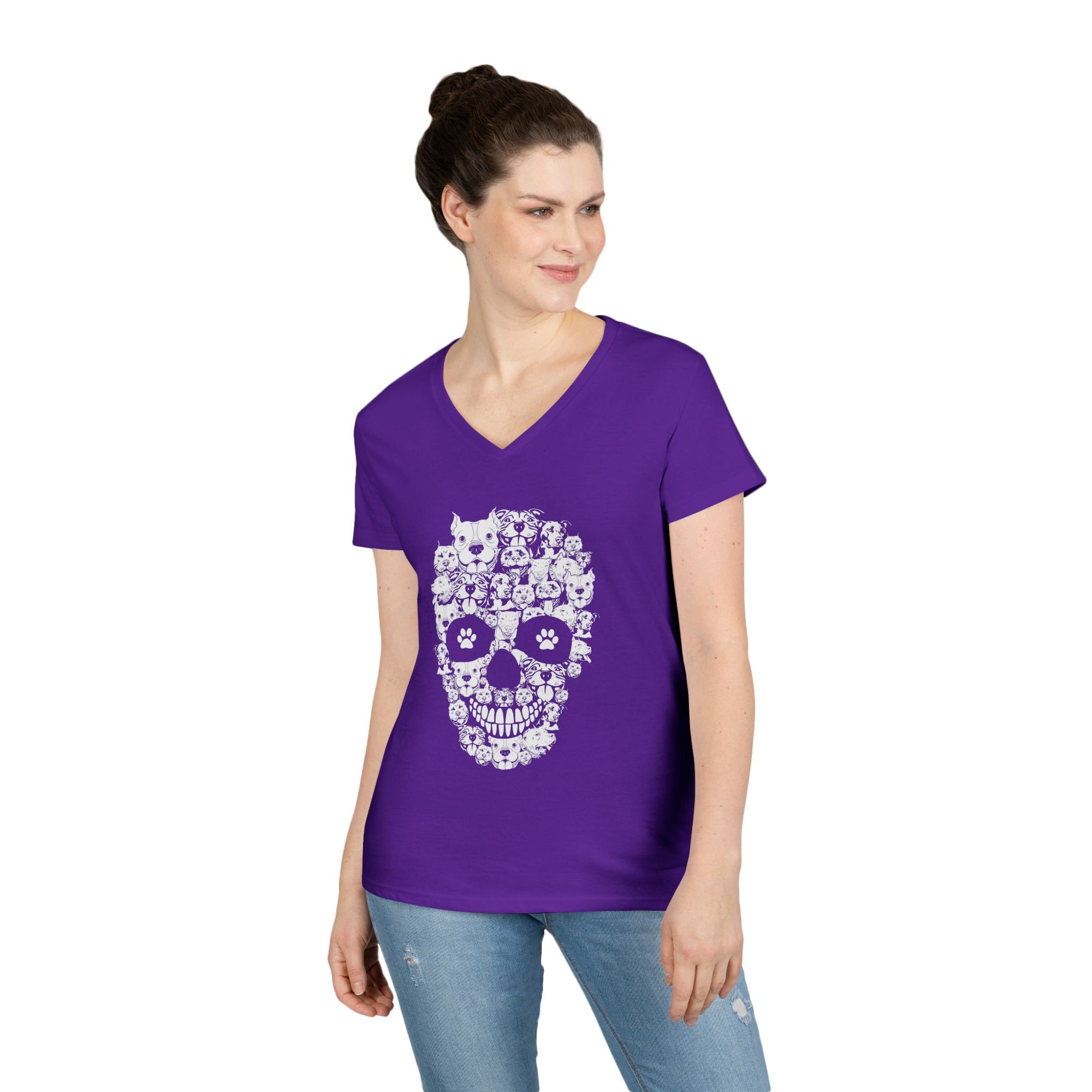 PitBull Skull™ V-Neck Tee