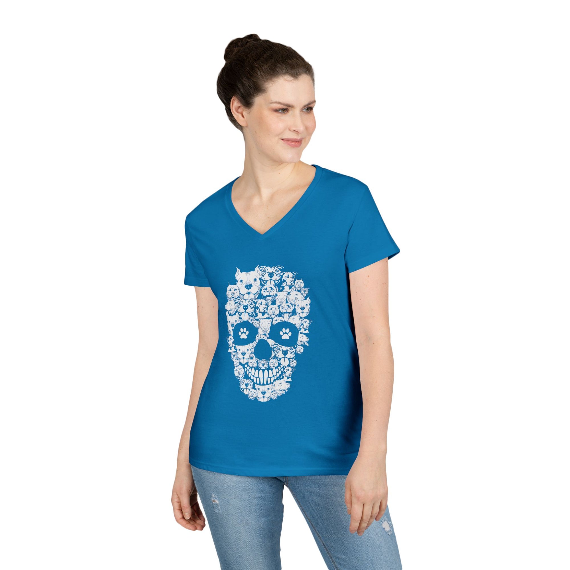 PitBull Skull™ V-Neck Tee