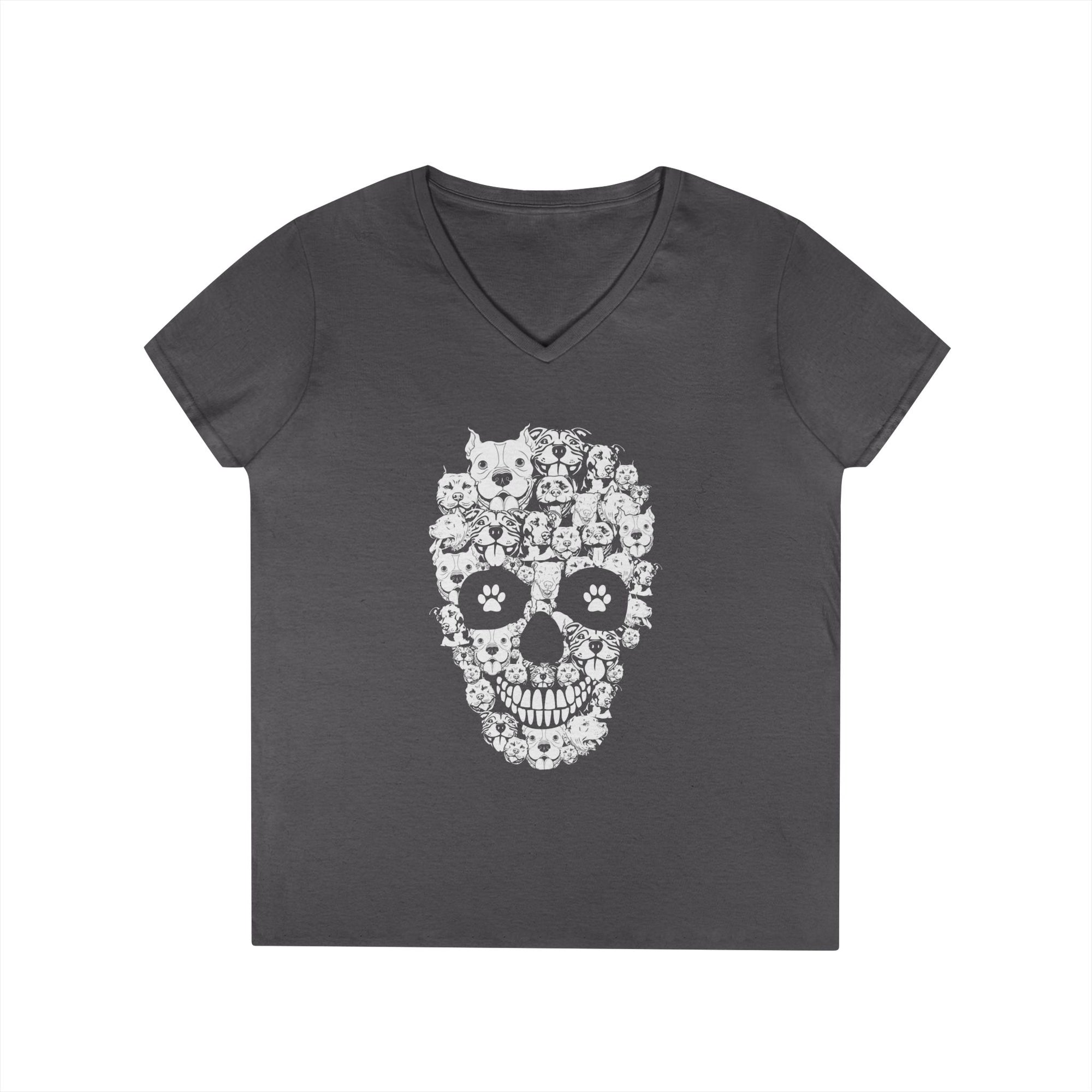 PitBull Skull™ V-Neck Tee