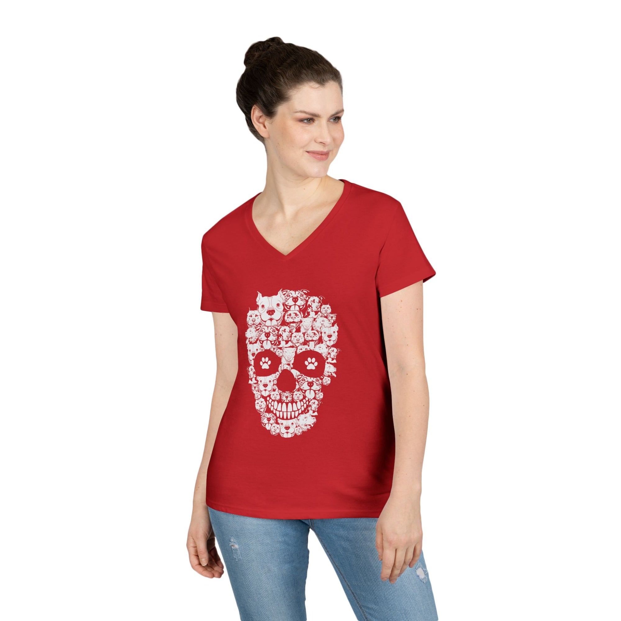 PitBull Skull™ V-Neck Tee