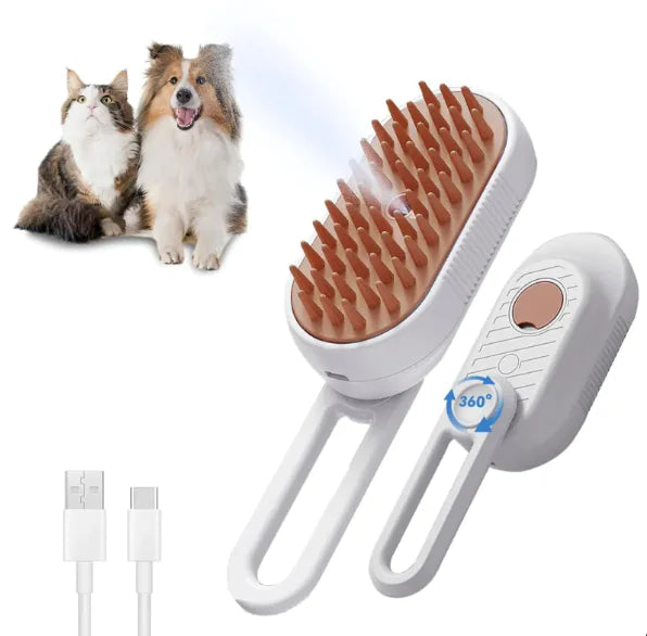 PawfectCare™ 3-in-1 Steam Brush