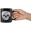 Pitbull skull coffee mug